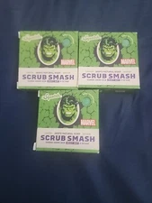 3 Dr Squatch Marvel Hulk Scrub Smash Limited Edition 5 oz Natural Soap Bars