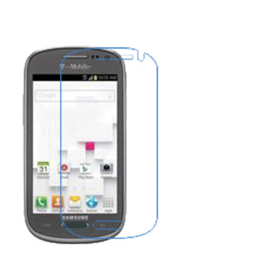 3pcs Protector for Samsung T599 Exhibit Hight Clear Durable Protective Film