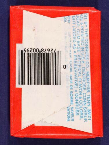 1981 Donruss Baseball Unopened Factory Sealed Pack NM *inv4 - Foto 2 di 2