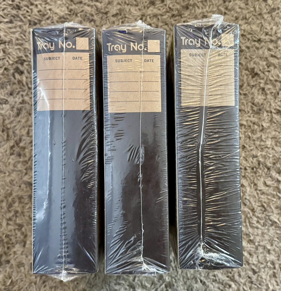 3 KMART FOCAL Black ROTARY SLIDE TRAYS Carousel Holds 100 2x2 Slides Sealed NOS - Image 3 of 4