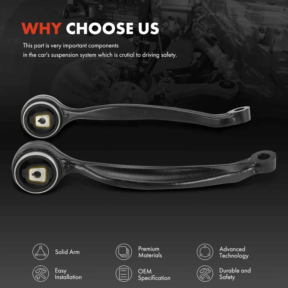 2x Brazo de control delantero inferior trasero para BMW E84 E90 E91 E92 325xi 328xi 330xi X1 Foto 4 de 4