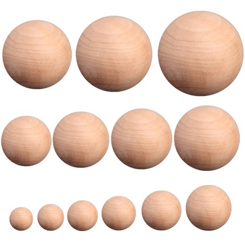 36 Boules En Bois à Peindre Pour Enfant – Loisir Créatif DIY, Déco De Noël, Développement De La Motricité