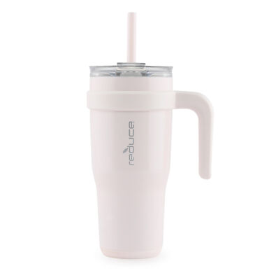Reduce Vacuum Insulated Stainless Steel Travel Mug with Handle, 24oz Cotton
