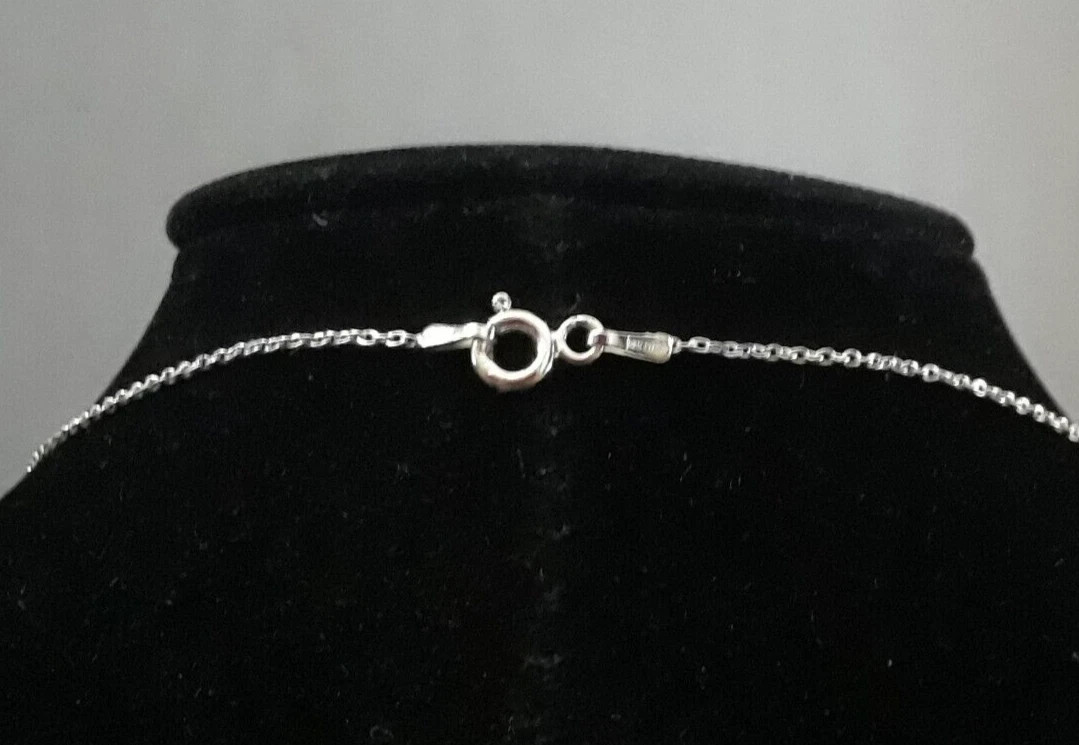 Sterling Silver Danity Solid Turtle Charm on 16 i… - image 5