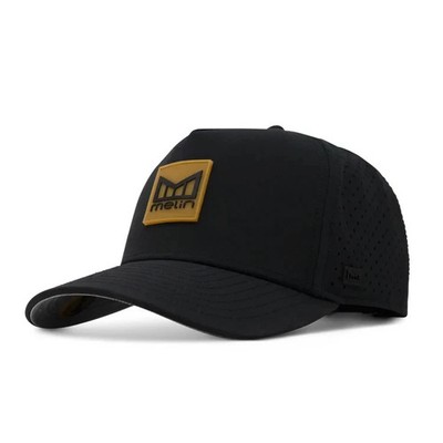 MELIN ODYSEA STACKED HYDRO HAT BLACK GUM- NWT - SIZE CLASSIC OSM