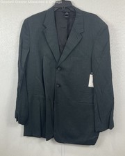 NWT Men's Claiborne Black Chevron blazer Size 42R