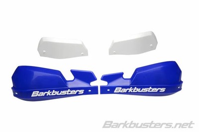 BARKBUSTERS VPS-003-01-BU VPS MX Handguard Plastic Set Only Blue/White Deflector