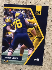 2025 Onit Michigan Wolverines Football B-16 Connor Jones FREE Shipping