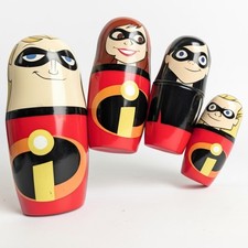 Disney Pixar Incredibles Nesting Dolls, Set o...