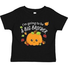 Inktastic I'm Going To Be A Big Brother- Cute Halloween Pumpkin Toddler T-Shirt