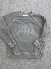 The Great Little Sweatshirt Kids 4T Gray Terry Pullover Animal Graphic USA