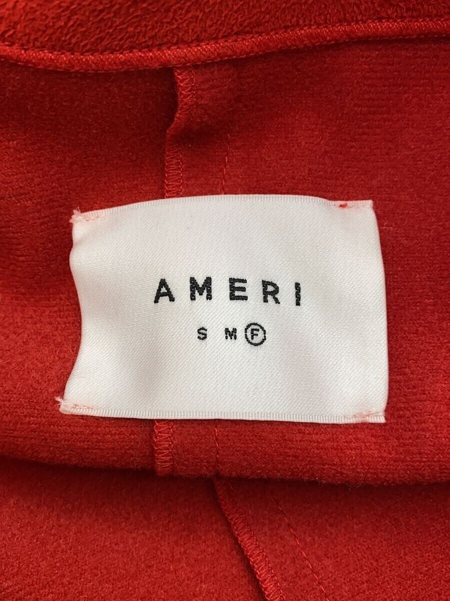 Ameri Wrap Collar Coat/Free/Polyester/Red/0192072… - image 3
