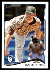 Ian Kennedy 2014 Topps #409 San Diego Padres MLB READ FREE SHIPPING AutographDen