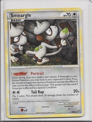 Pokemon TCG Smeargle 8/90 Undaunted Holo