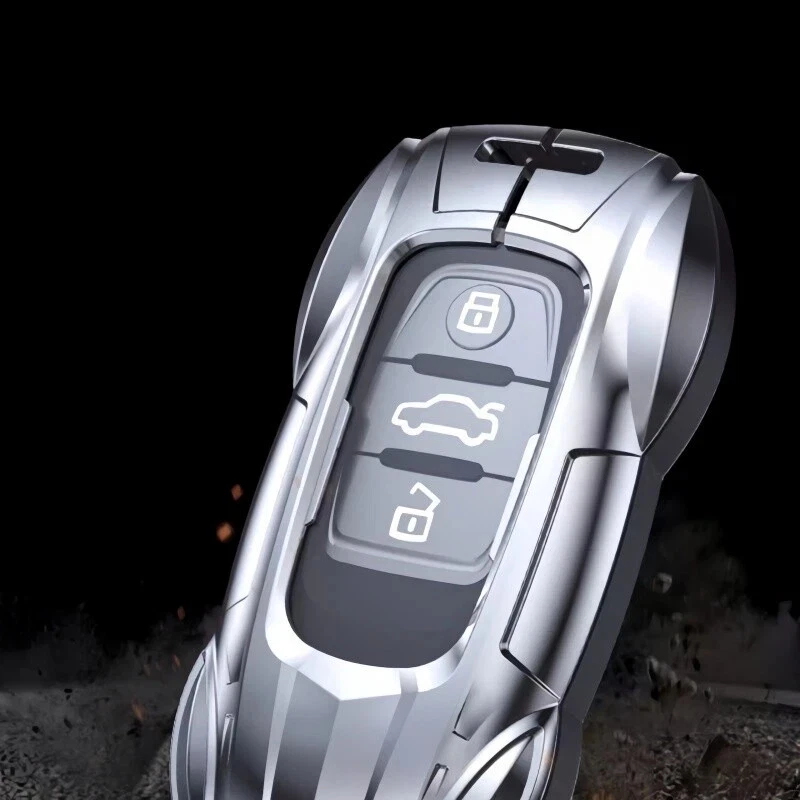 Funda Carcasa Llavero Coche TPU Aleación Zinc Para Audi A4 A5 S4 S5 B9 Q7 M4 Q5 TTS TT RS Foto 4 de 4