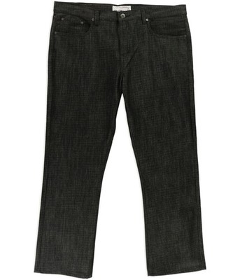 Ecko Unltd. Mens 714 Straight Leg Slim Jeans, Black, 36W x 32L