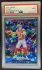 2024 Panini Prizm Bo Nix Fireworks RC Blue Ice Rookie #/99 Broncos PSA 9