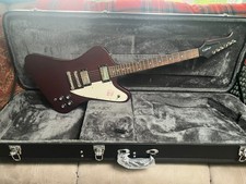 Epiphone Firebird Studio in Mahogany finish, with NEW Epiphone hard case.