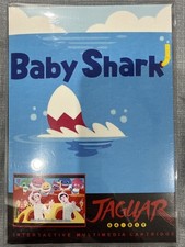 Atari Jaguar Baby Shark Cartridge Authentic CIB Complete image