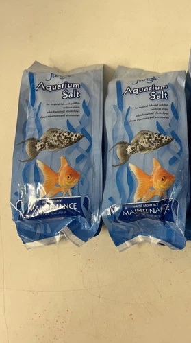 Aquarium Salt 1-Pound - Essential for Tropical Fish Health & Water Condition X2