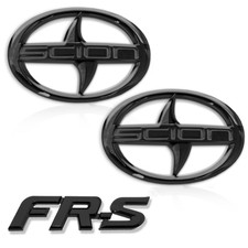 3pc New Front Rear Gloss Black Badge Emblem Fits 2012 To 2016 Scion Fr-s Frs Gbr
