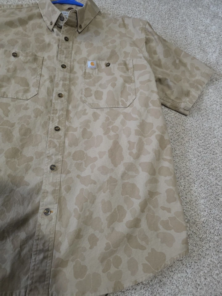 Camisa de Trabajo Carhartt Rugged Flex Rigby Manga Corta Camuflada Talla XL "PRIMAVERA 2020" Foto 4 de 4