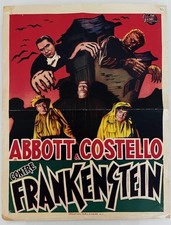 ABBOTT & COSTELLO MEET FRANKENSTEIN (1948) LON CHANEY JR/BELA LUGOSI - BELGIAN