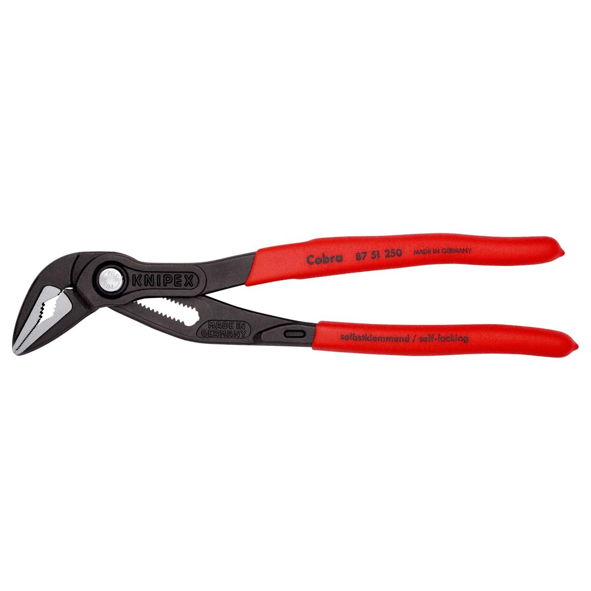 Knipex Cobra 87 51 250 pince de précision 250 mm en acier inoxydable gris de haute technologie