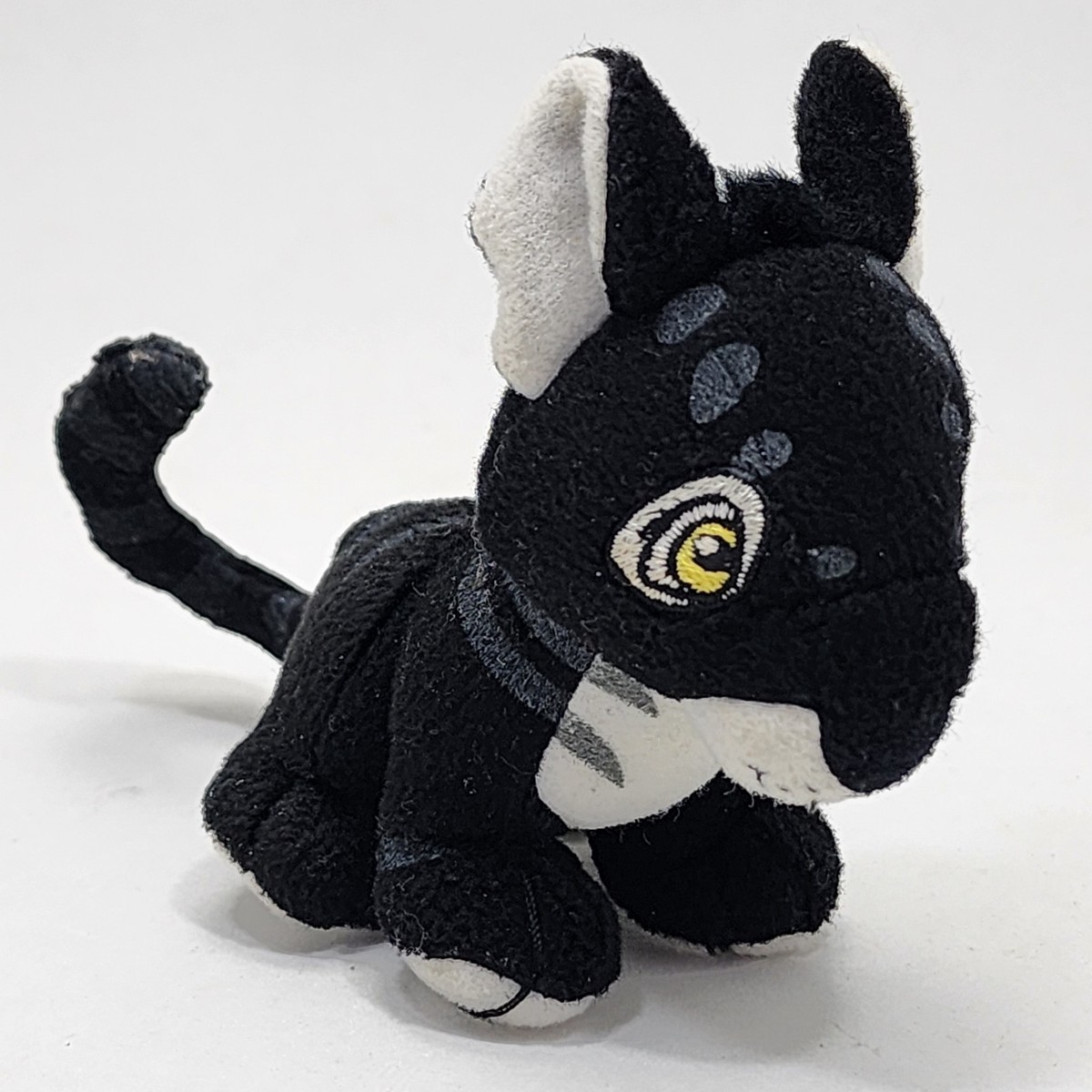 Neopets Shadow Kougra Plushie McDonalds Plush 2005 Black Stuffed