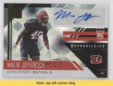 2018 Panini Unparalleled Rookie Signatures Malik Jefferson #239 Auto READ 0a1