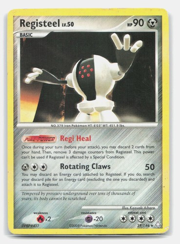 Registeel Legends Awakened 39/146 HP/DMG