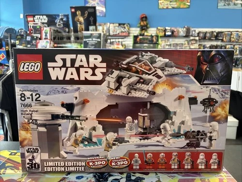 LEGO Star Wars 7666 Hoth Rebel Base NEW! Limited Edition! K-3PO Luke Snowspeeder