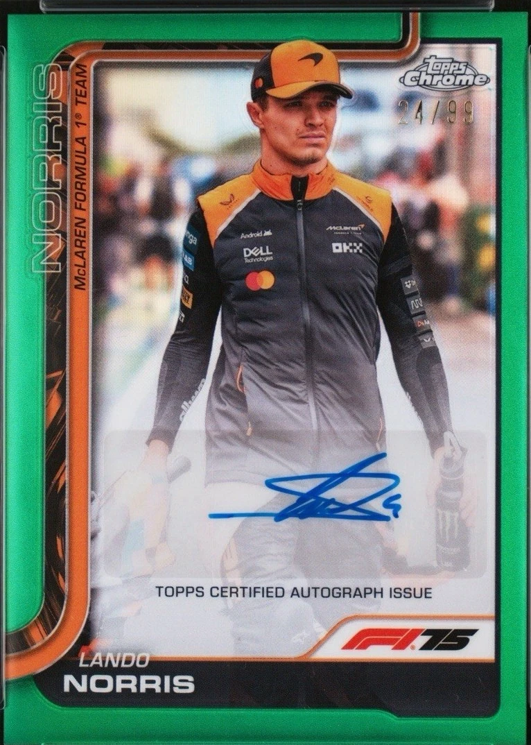 2025 Topps Chrome Formula 1 - Lando Norris #CAC-NOR for sale | eBay