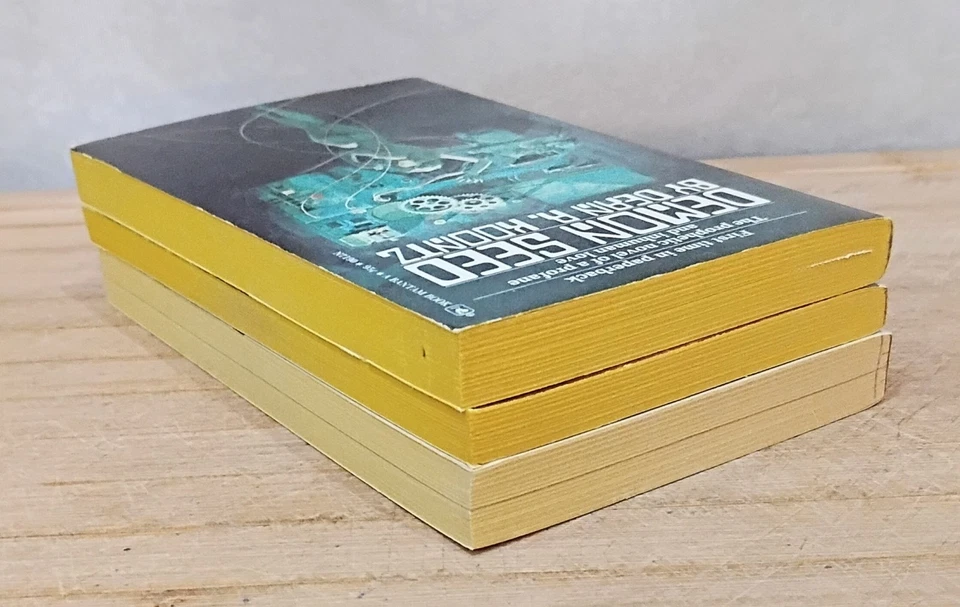 Лот 3 Винтажные Dean Koontz Sci-fi Pb 1-е Семя Демона Колдун Плоть в Печи - Изображение 4 из 4