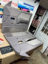 1994 1995 1996 DODGE DAKOTA ROUGH GREY GRAY DOOR PANELS MANUAL PANEL SET PAIR OE