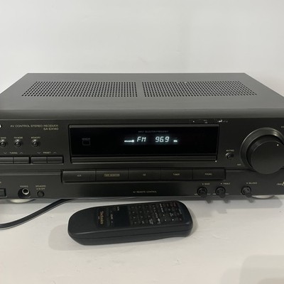 Technics SA-EX140 AM/FM 2 Channel AV Control Stereo Receiver w/Remote Bundle