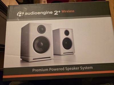 Audioengine A2+BT Wireless Bluetooth Powered 2.0 Speaker System 60W Red