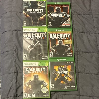 Activision Call of Duty Black Ops I II III Xbox 360, COD BO III IIII Xbox One