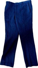 Uniqlo x Ines De La Fressange Sz 4 Pants  Midnight Navy Wool Tweed