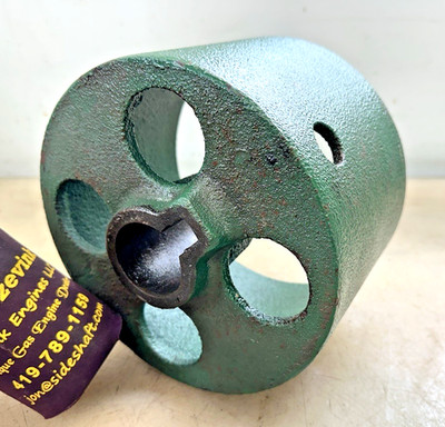 8'' FLAT BELT PULLEY of a 3hp IHC M Co Gas Engine Fits on 1-3/4'' Shaft