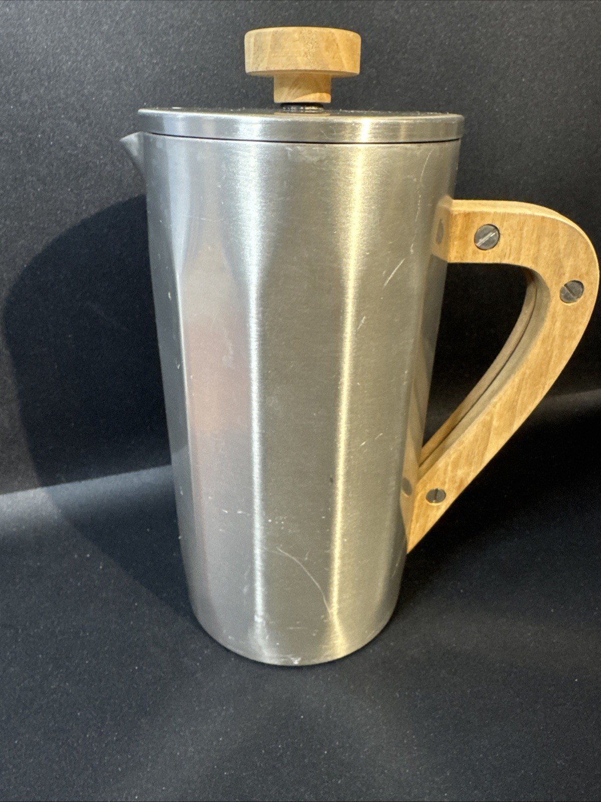 34oz 1l 2015 Wood Handle Coffee Maker