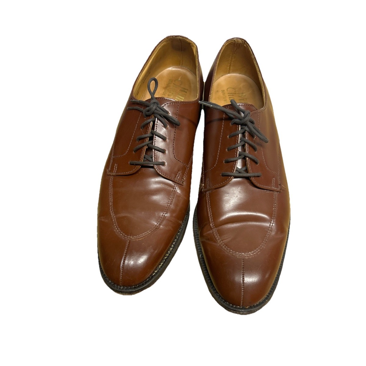 VTG WILLIAM CHATSWORTH Mens 8.5 D (USA) Brown Dress Shoes 
