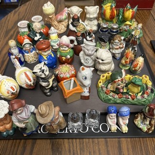 Lot Of Vintage Salt And Pepper Shakers Made In Japan Anthropomorphic Figural