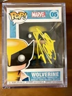 Rare Wolverine 05 Funko Pop Signed Stan Lee Solid Yellow Autograph Marvel