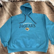 Jacksonville Jaguars NFL Teal Sweatshirt Hoodie Officially Licensed Football XL