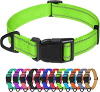 Hundehalsband Nylon Verstellbar Reflektierend Mit Sicherheitsschnalle 1 StüCk