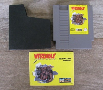 Werewolf The Last Warrior - NES Nintendo w/ Manual & Cover