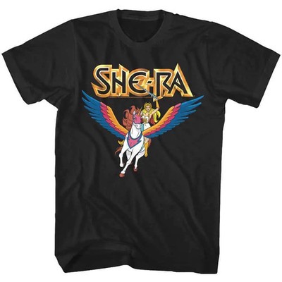 She-Ra Riding Swiftwind Unicorn Men's T Shirt
