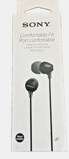 Sony MDR-EX15LP Fashion Color EX Series In-Ear Earbud Headphones Black - 6 PACK