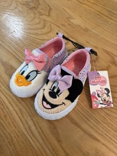 Disney Minnie Mouse Daisy Duck Disney Junior Toddler Girl Slip-On Shoes Size 6